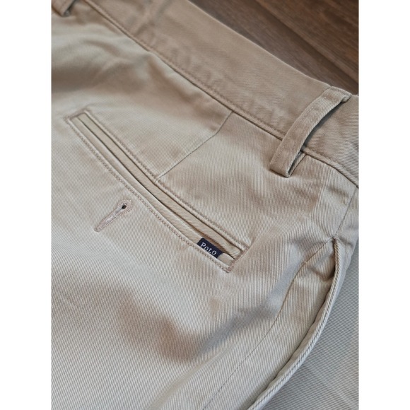 Polo Ralph Lauren Other - Polo Ralph Lauren Mens 32x27 Classic Fit Pleated Chino Pants Tan Khaki Cotton